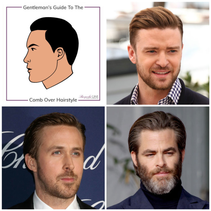 How To Style A Comb Over: Side Part Vs Comb Over & Face Shapes