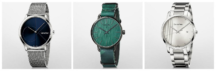 Calvin Klein Watches Collage