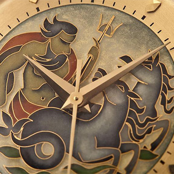 Omega Seamaster de Luxe Enamel Inlay