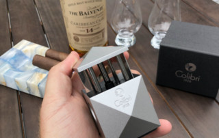 Cutter in hand to show relative size