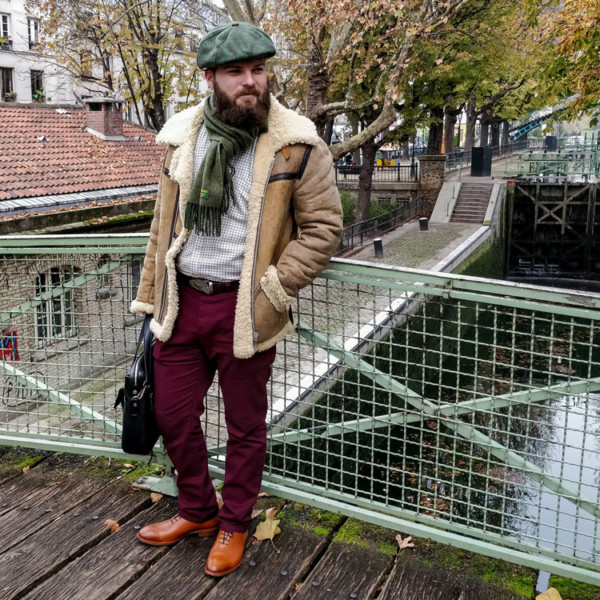 FullGrain Leather Slim Briefcase Beckett Simonon Archer Review + Pics