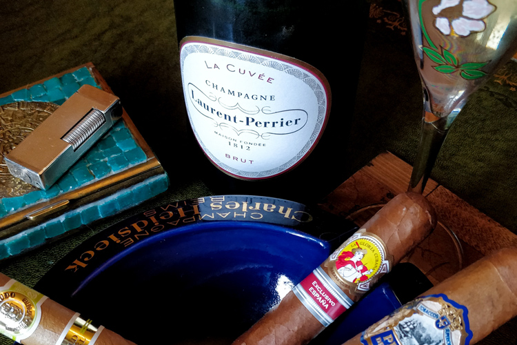 Laurent-Perrier La Cuvée Champagne & Cigars Wide