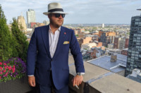 Indochino Blue Solid Seersucker Suit Indochino Blue Solid Seersucker Suit