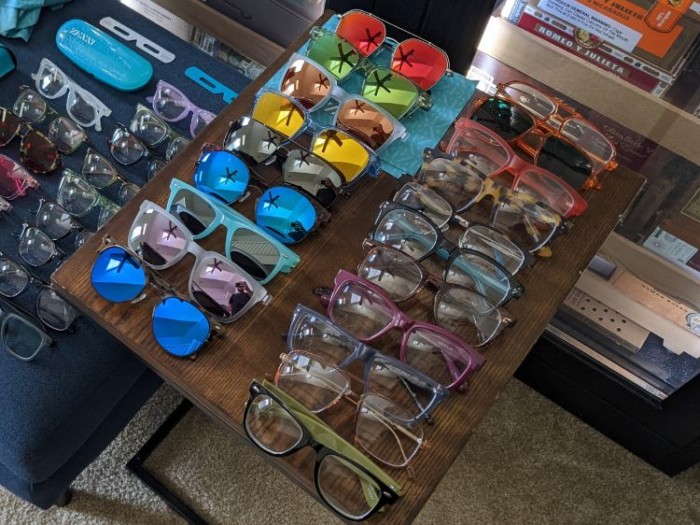 Zenni Mirror Tints Review Showcasing All Eight Glasses Colors