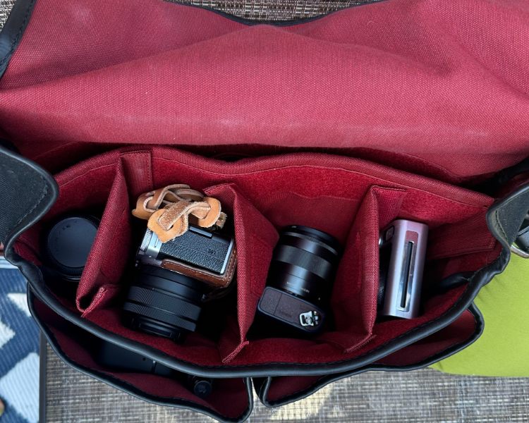 Showing Carrying Capacity Of Rana Camera Bag by Cravar