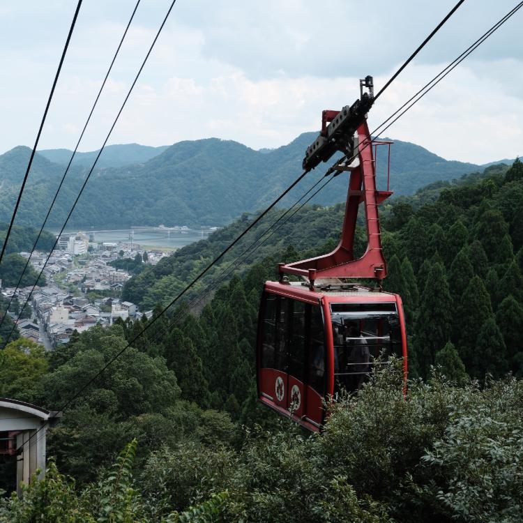 Cable Car In Japan Overview LAndscape Cable Car In Japan Overview LAndscape