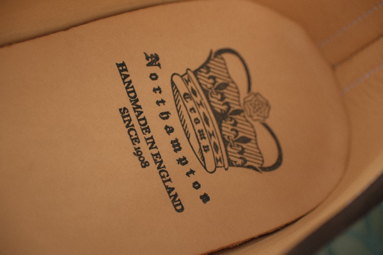 Insole of Crown Northampton Belgian Slippers Insole of Crown Northampton Belgian Slippers