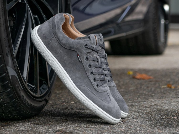 Piloti Shift Driving Shoes Grey Leather Piloti Shift Driving Shoes